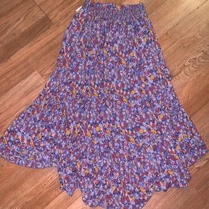 Free people maxi skirt